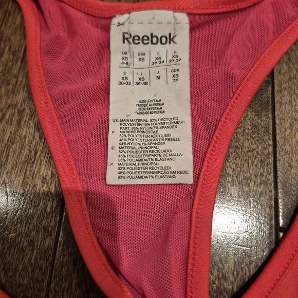 Reebok Women's Bright Red Racerback Performance Tank - Picture 2 of 3